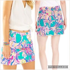 {LP} Marigold Skort in Agate Green Safari Sighted